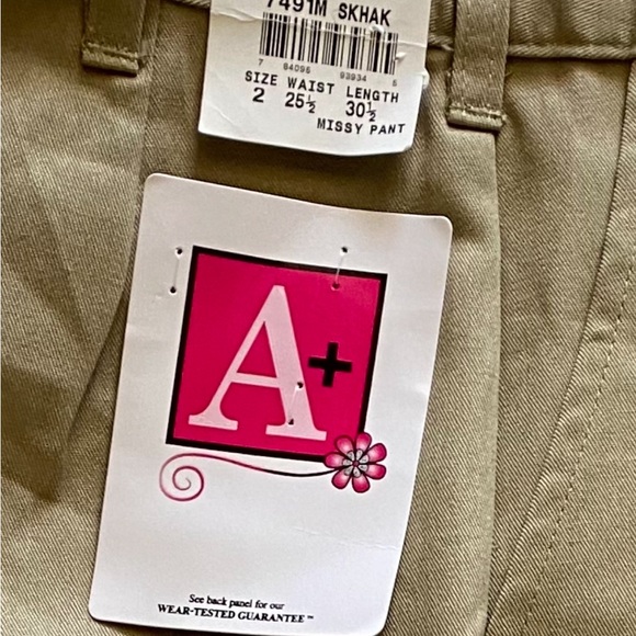 Missy school apparel khaki pants mean - Picture 6 of 9